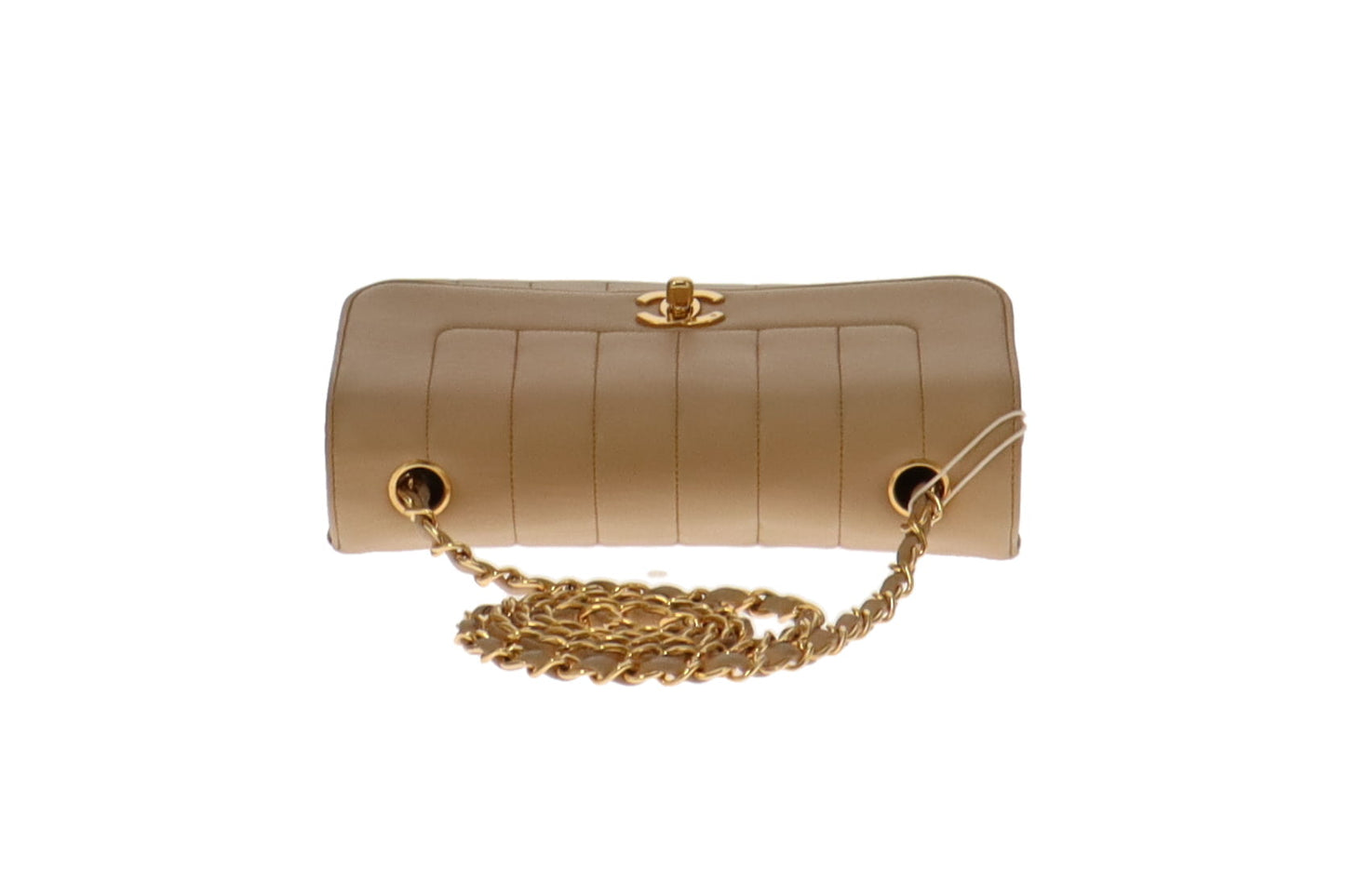 Chanel Beige Lambskin Diana Flap Bag 1989/91