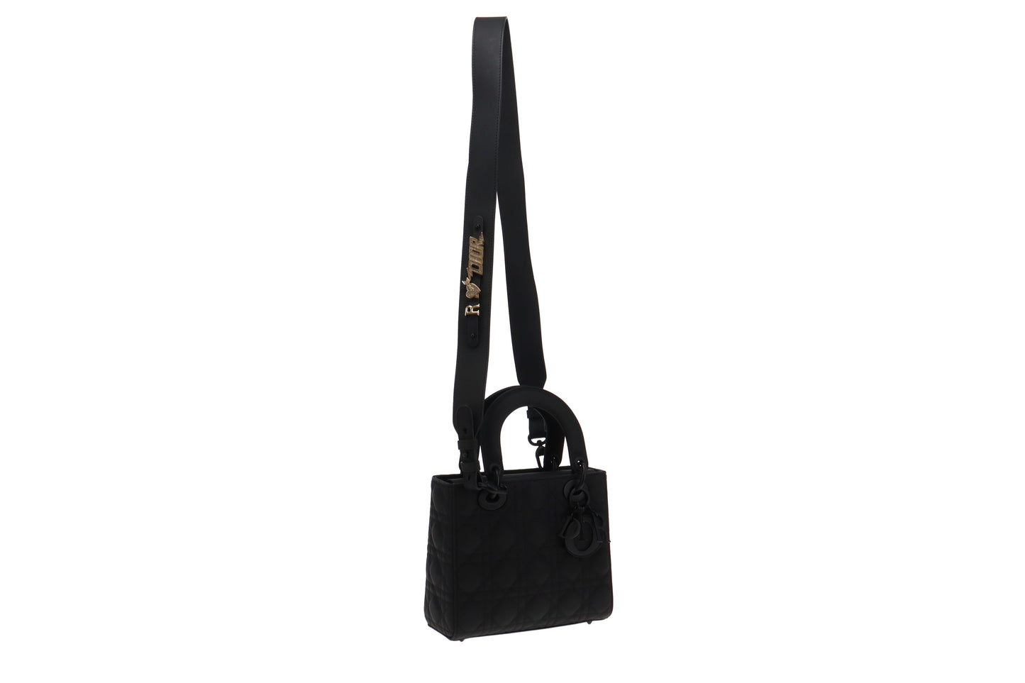 Dior Lady Dior My ABC Small Ultramatte Black