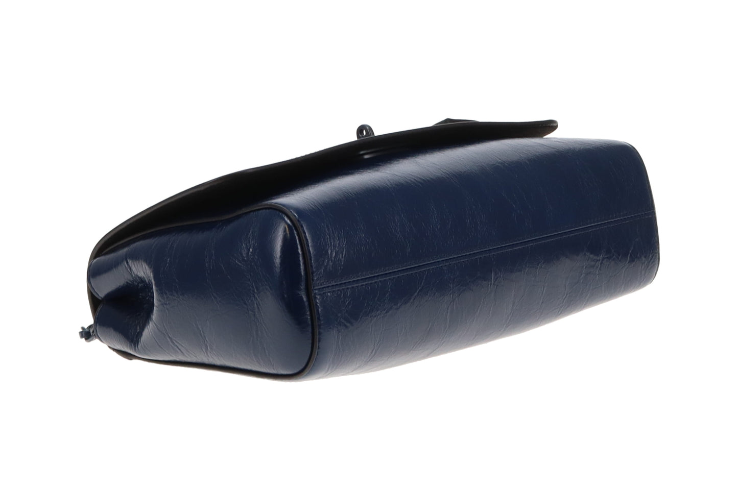 Mulberry Lily Smooth Glossy Leather Navy Medium