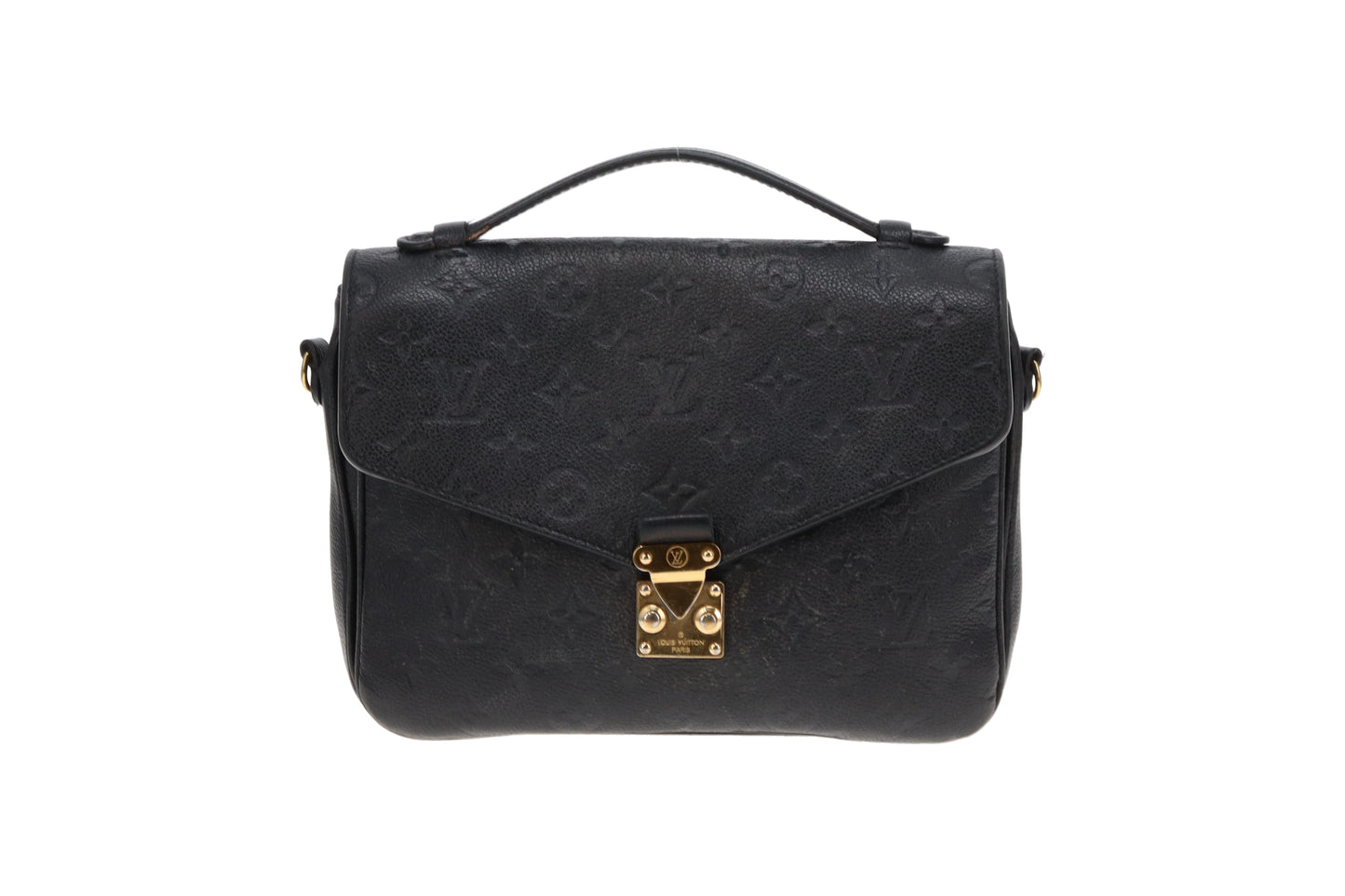 Louis Vuitton Pochette Metis Noir Empreinte Monogram DU0149