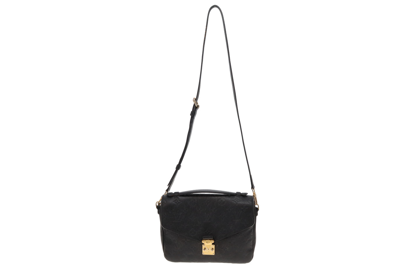 Louis Vuitton Pochette Metis Noir Empreinte Monogram DU0149