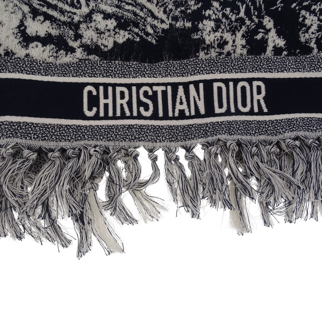 Dior 100% Cotton Toile De Jouy Sauvage Beach Towel