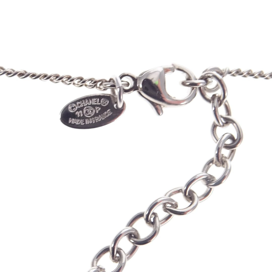 Chanel Round Necklace Resin and Crystal CC 2011