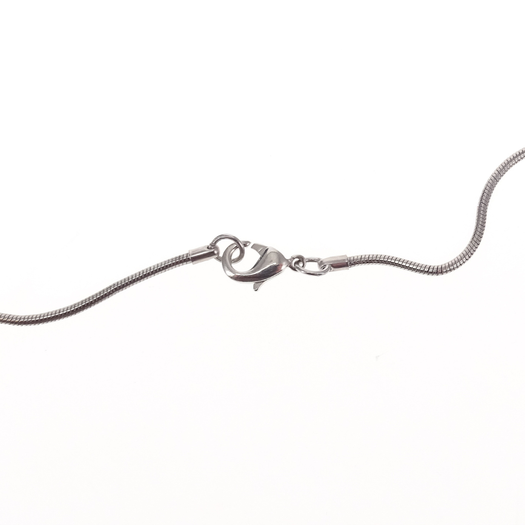 Chanel Rare Coco Kiera Knightley Figurine Pendant On Snake Chain