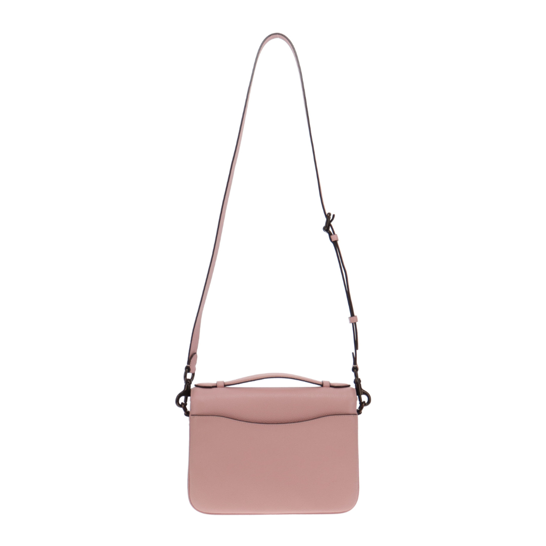 Coach Pale Pink Grained Leather Cassie Crossbody
