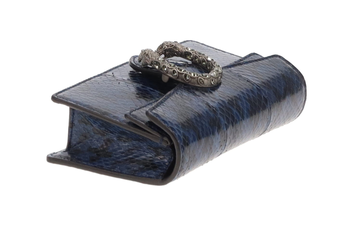 Gucci Blue Snakeskin Super Mini Dionysus