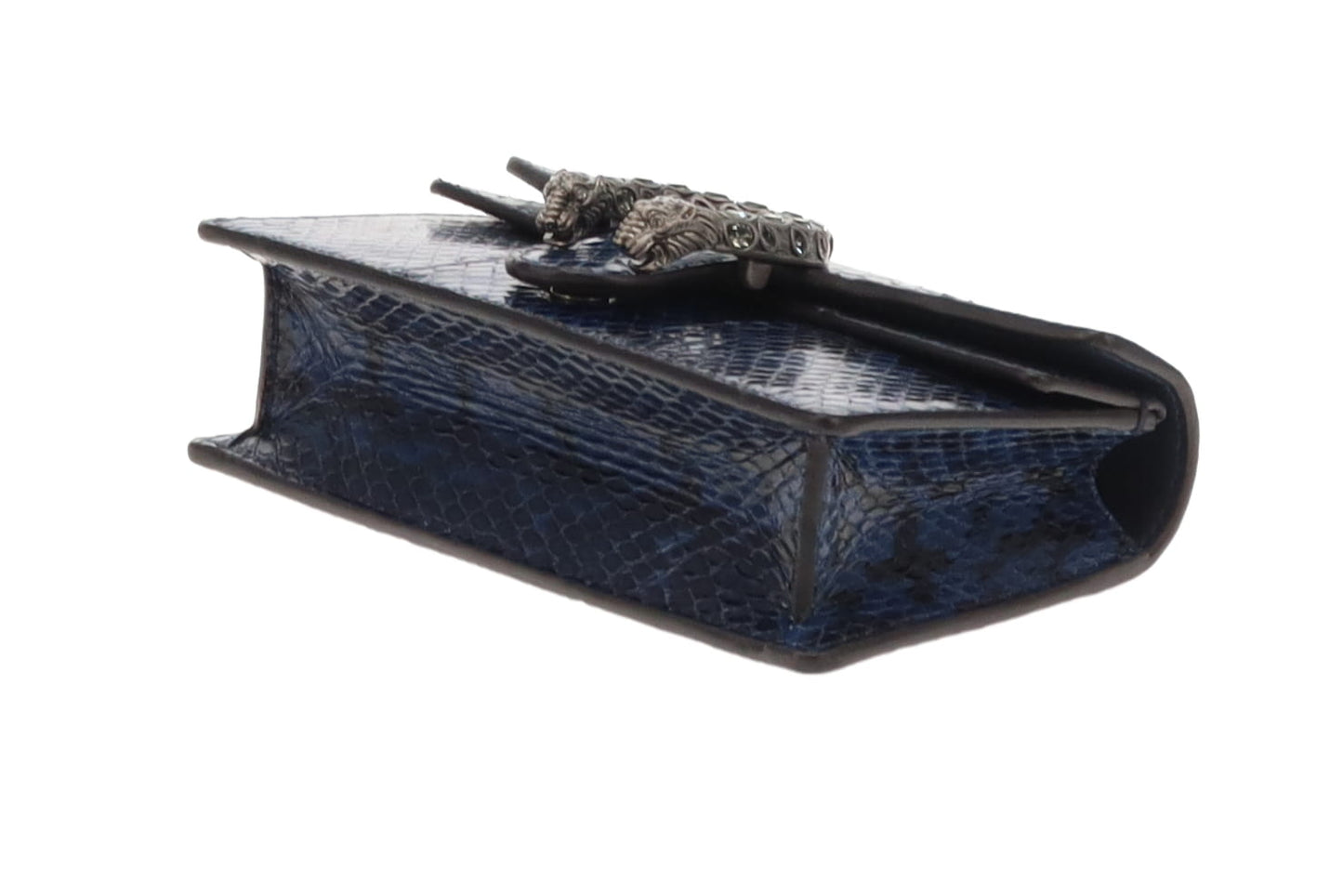 Gucci Blue Snakeskin Super Mini Dionysus