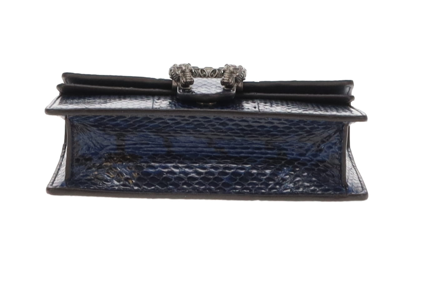 Gucci Blue Snakeskin Super Mini Dionysus