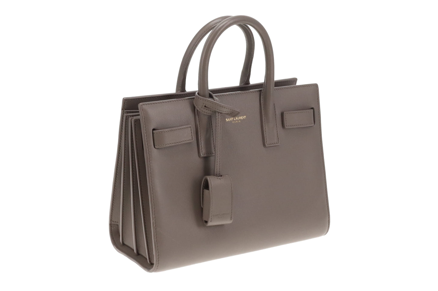Saint Laurent Grey Smooth Nano Sac De Jour