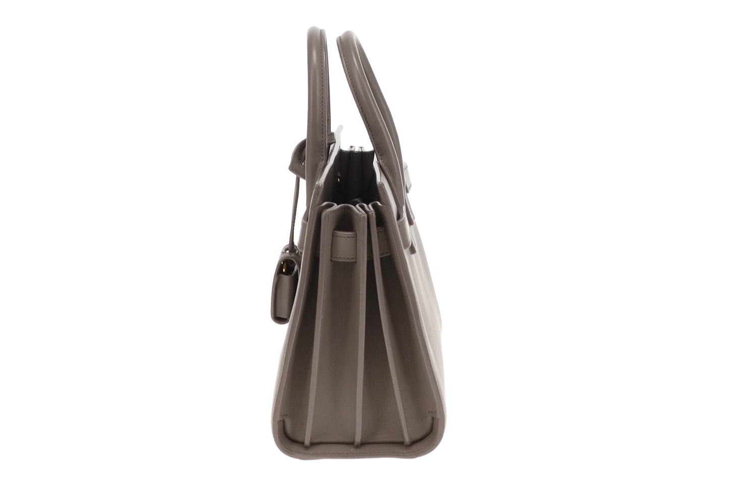 Saint Laurent Grey Smooth Nano Sac De Jour