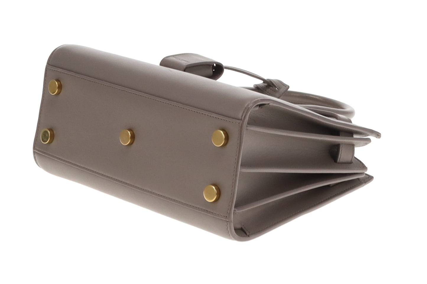 Saint Laurent Grey Smooth Nano Sac De Jour