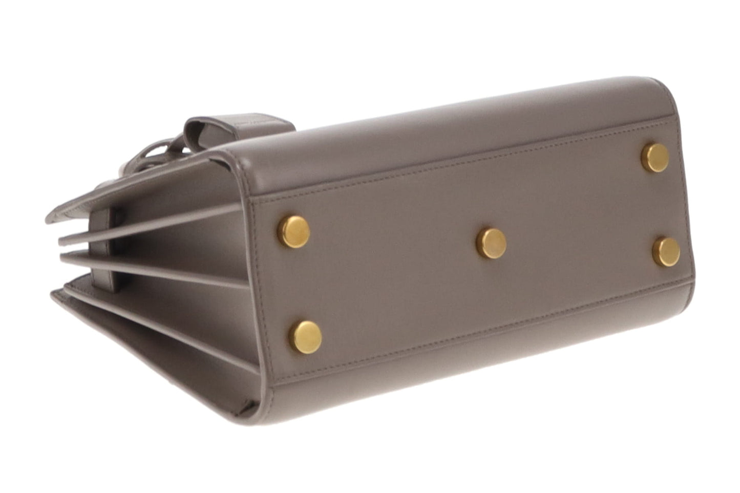 Saint Laurent Grey Smooth Nano Sac De Jour