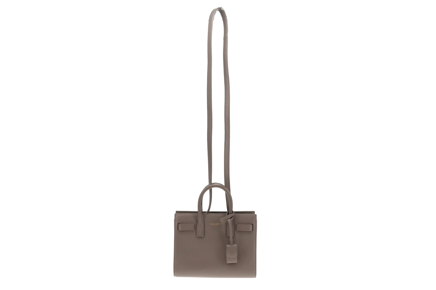 Saint Laurent Grey Smooth Nano Sac De Jour