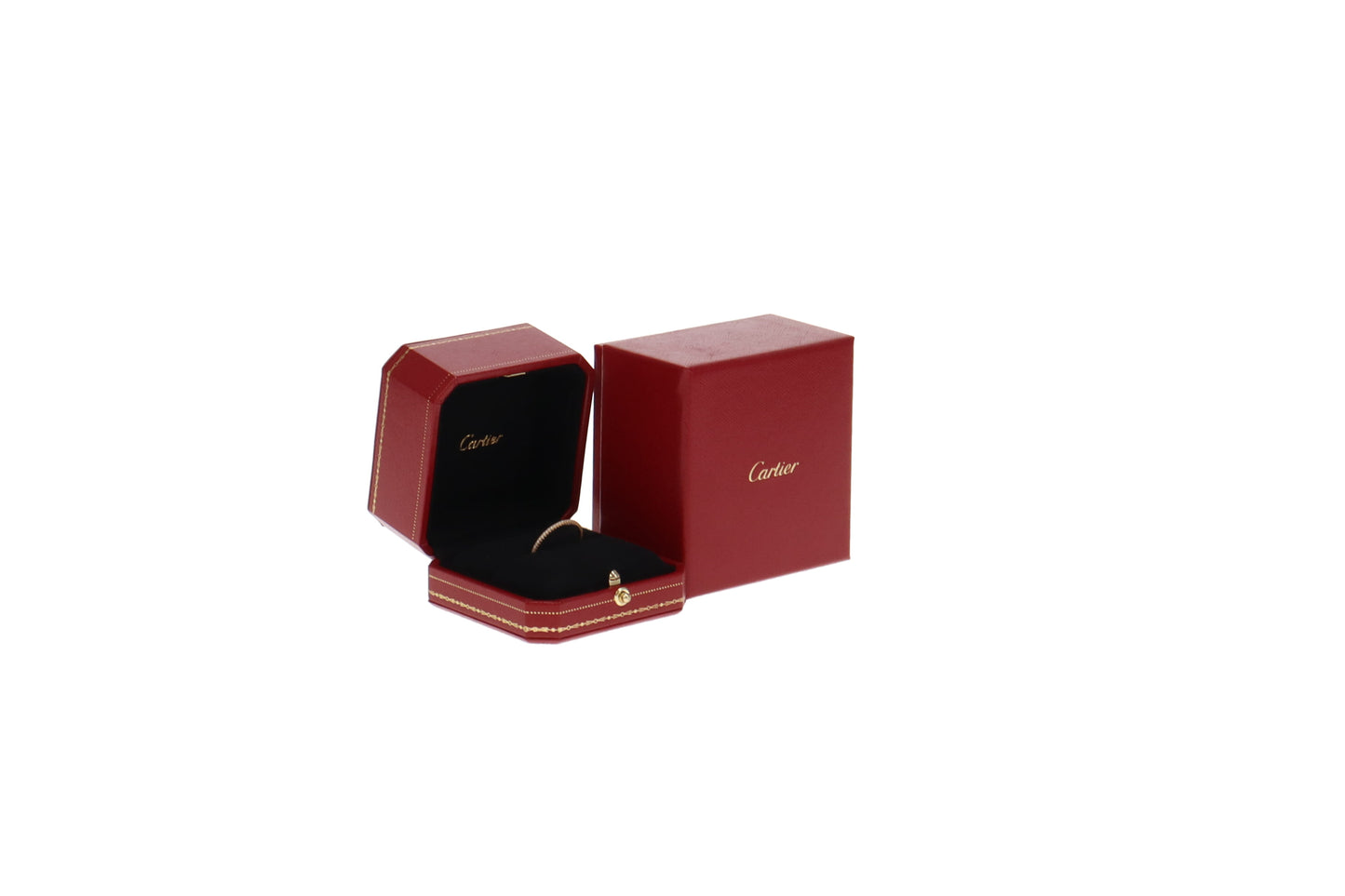 Cartier 18 Carat Gold Étincelle De Cartier Wedding Ring 0.22 Carat Daimond Weight (Size 61)