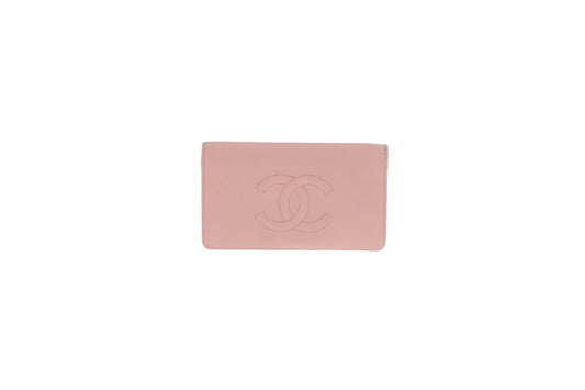 Chanel Timeless Pink Caviar Flap wallet