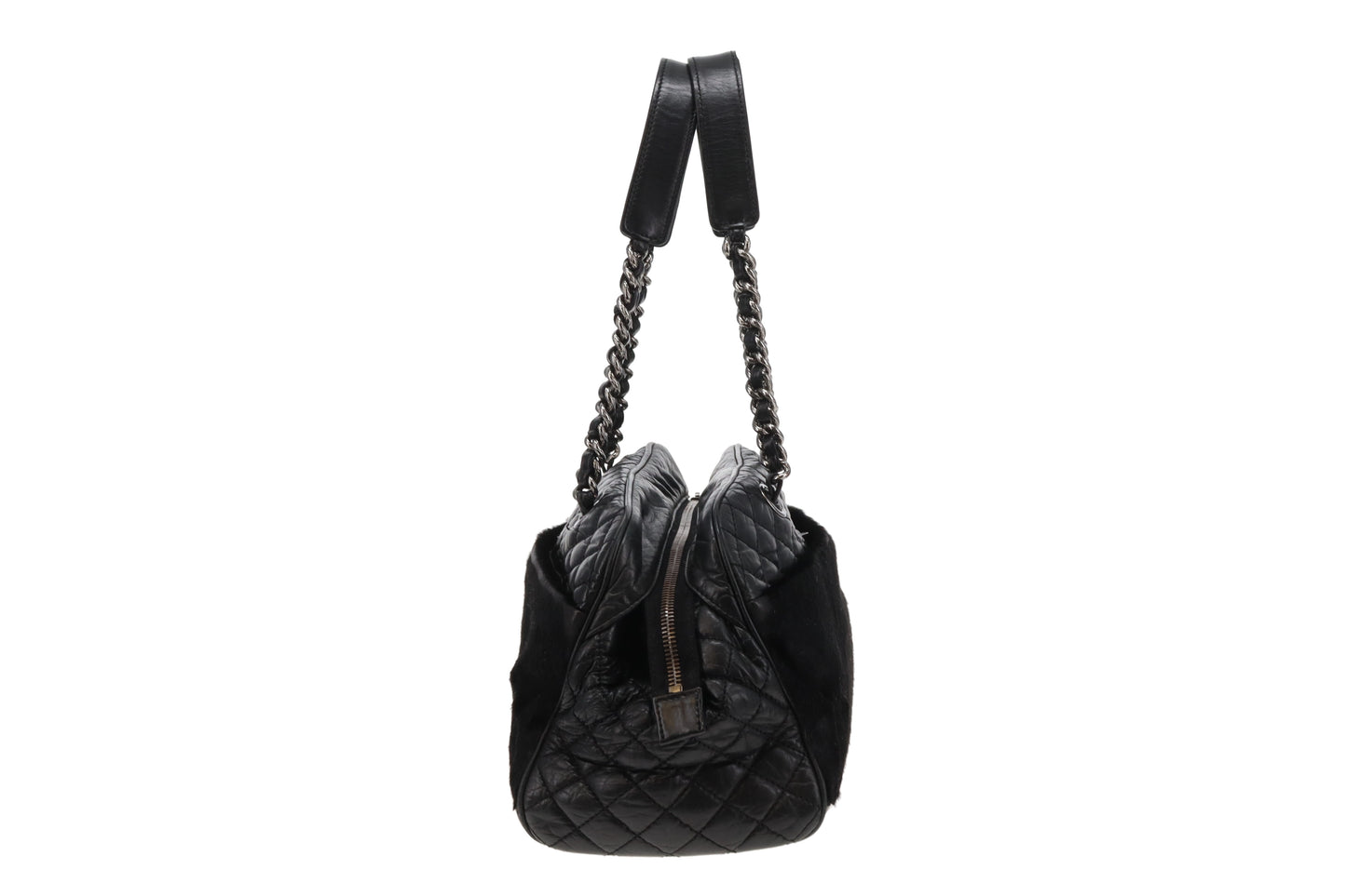 Chanel Mademoiselle Shoulder Bag Vintage Leather and Pony Hair 2005/06