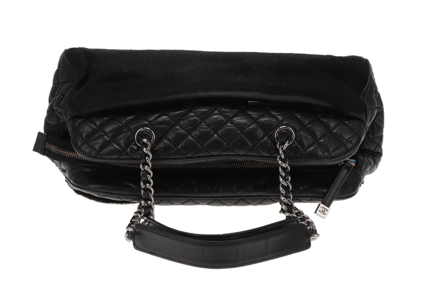 Chanel Mademoiselle Shoulder Bag Vintage Leather and Pony Hair 2005/06