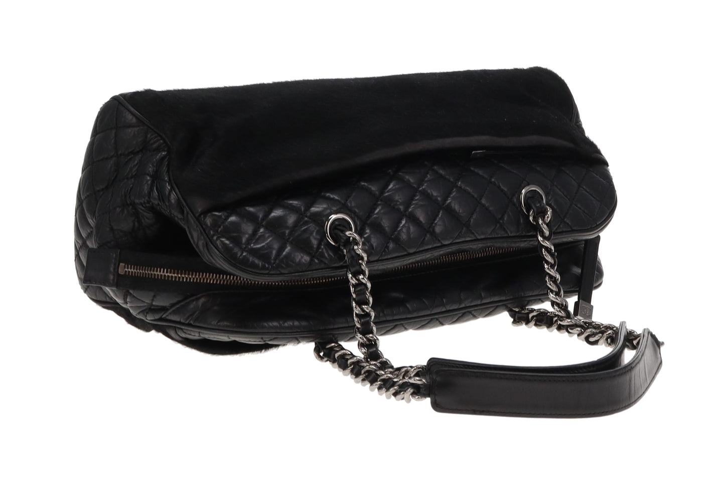 Chanel Mademoiselle Shoulder Bag Vintage Leather and Pony Hair 2005/06