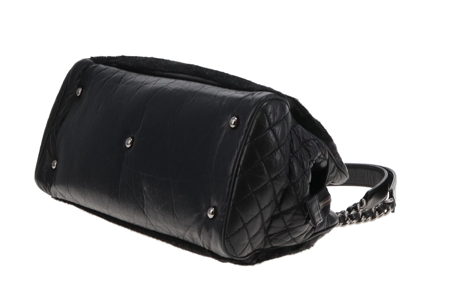 Chanel Mademoiselle Shoulder Bag Vintage Leather and Pony Hair 2005/06