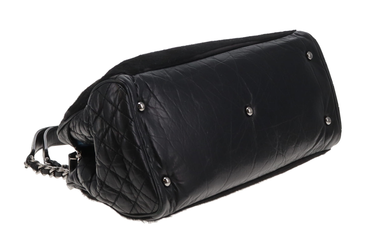 Chanel Mademoiselle Shoulder Bag Vintage Leather and Pony Hair 2005/06