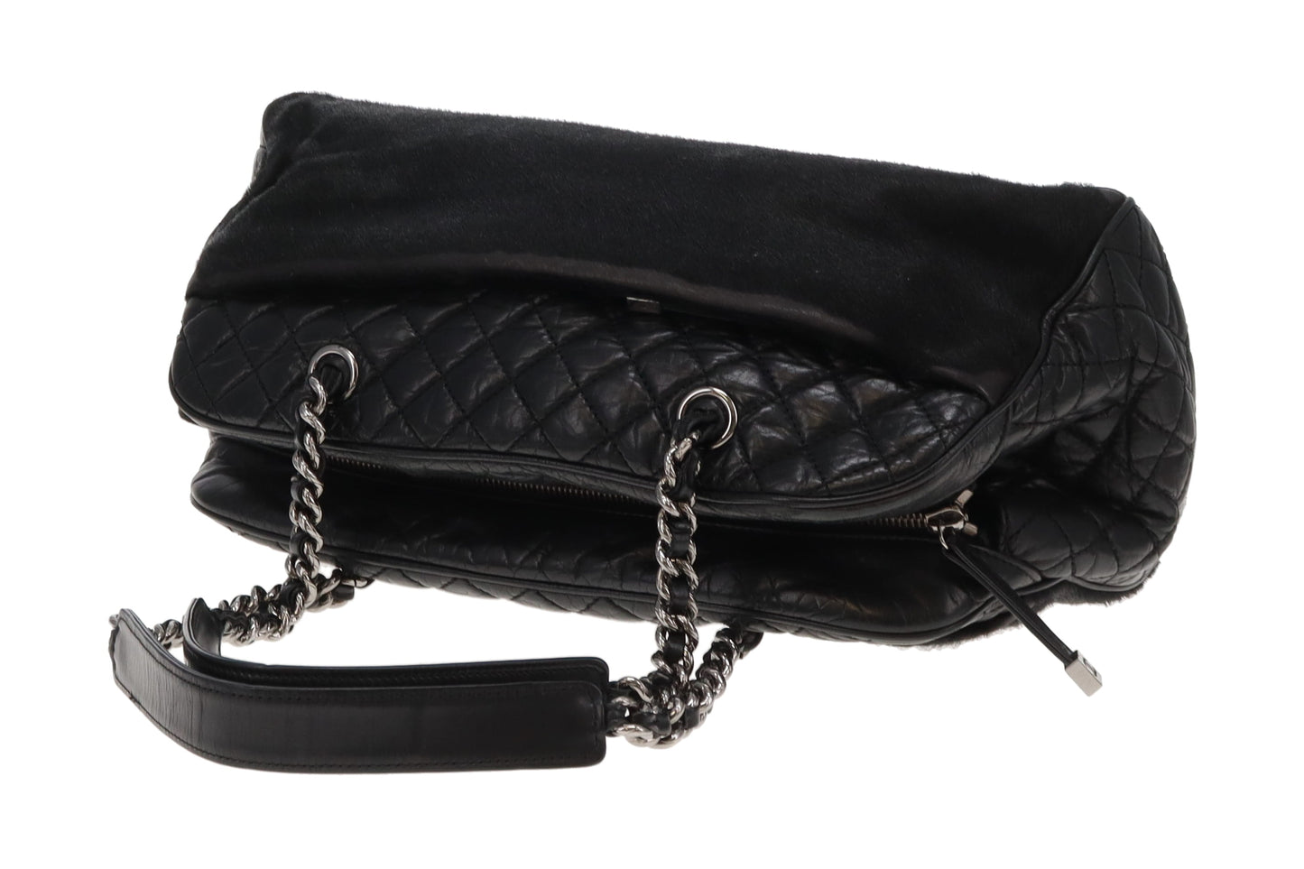 Chanel Mademoiselle Shoulder Bag Vintage Leather and Pony Hair 2005/06