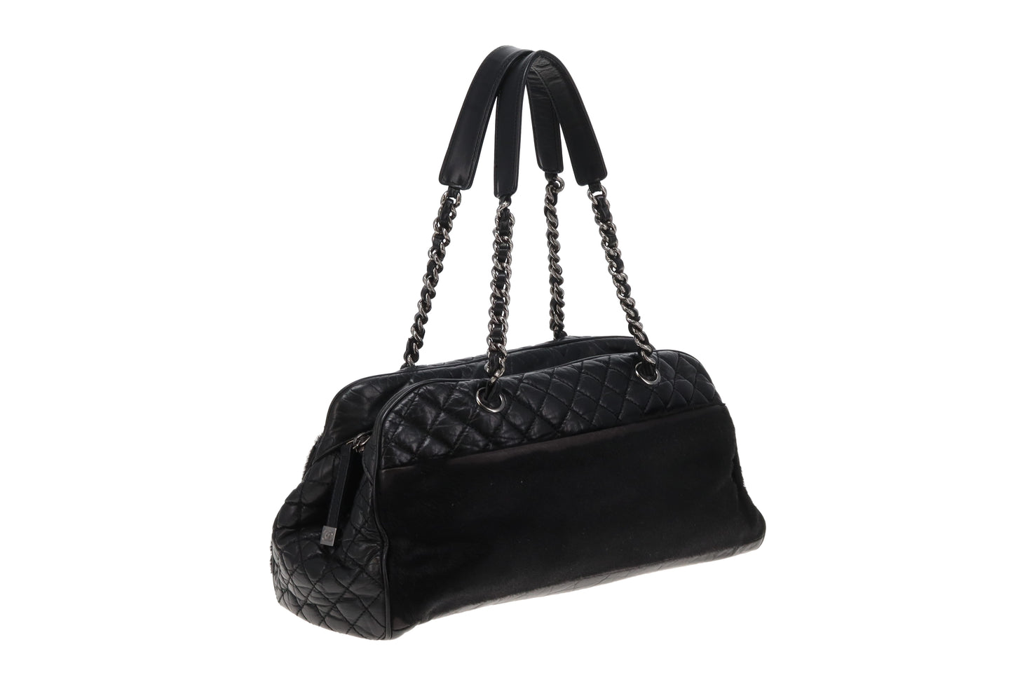 Chanel Mademoiselle Shoulder Bag Vintage Leather and Pony Hair 2005/06