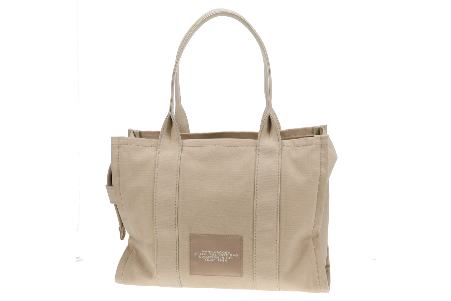 Marc Jacobs The Tote Bag Large Beige Canvas
