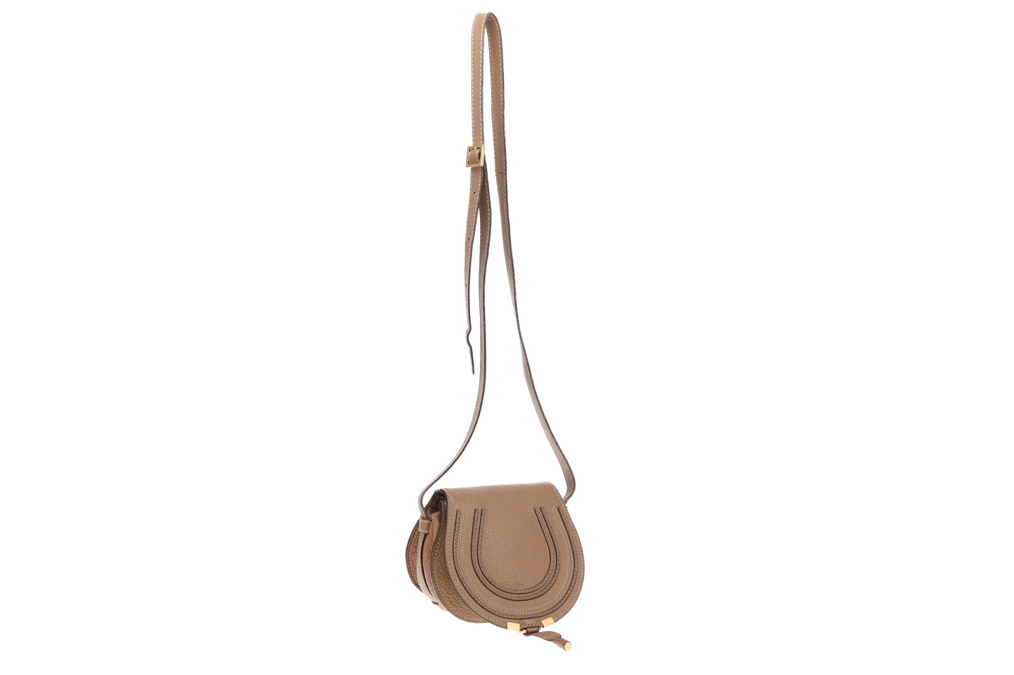 Chloe Marcie Crossbody Bag Brown Small