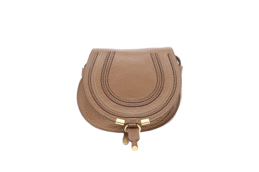 Chloe Marcie Crossbody Bag Brown Small