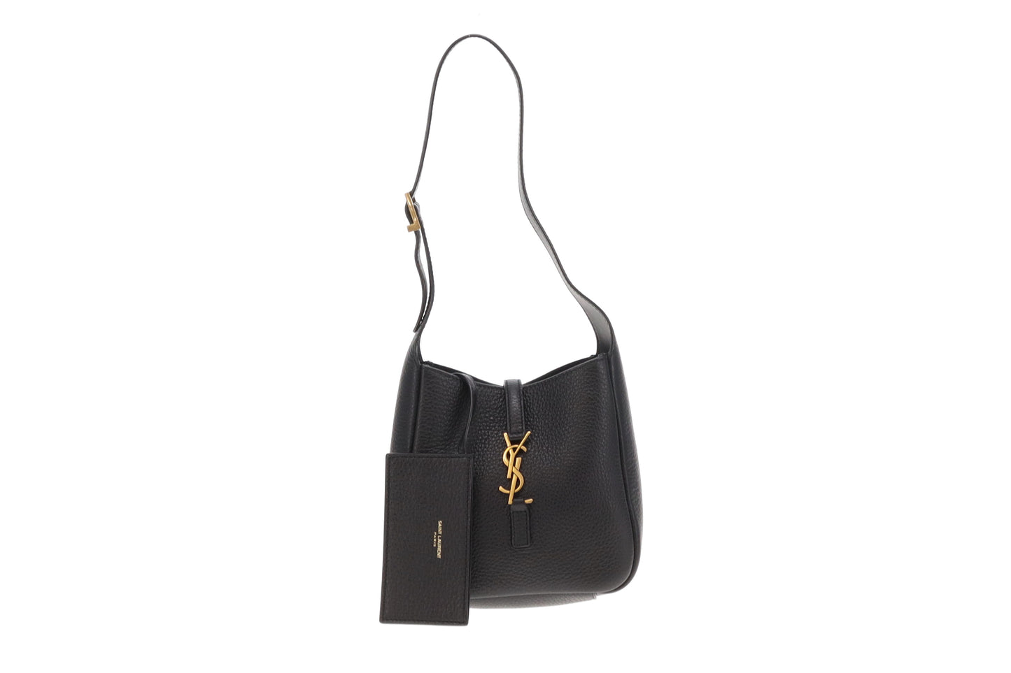 Saint Laurent Le 5 à 7 Supple Baby Black Leather GHW 2024