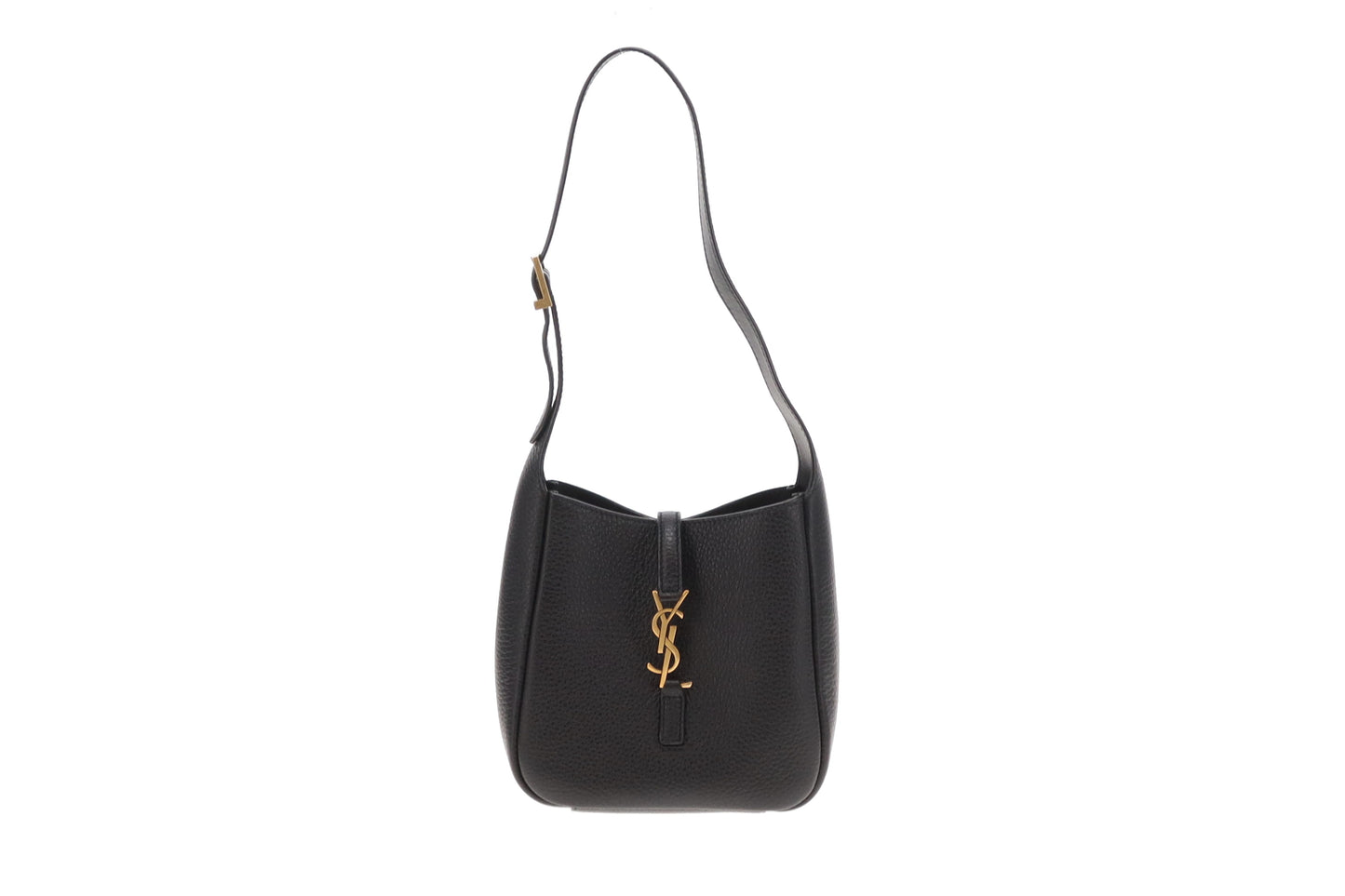 Saint Laurent Le 5 à 7 Supple Baby Black Leather GHW 2024