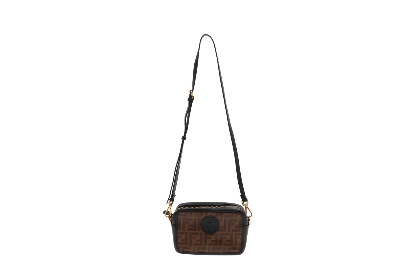 Fendi Black & Zucchino Camera Bag