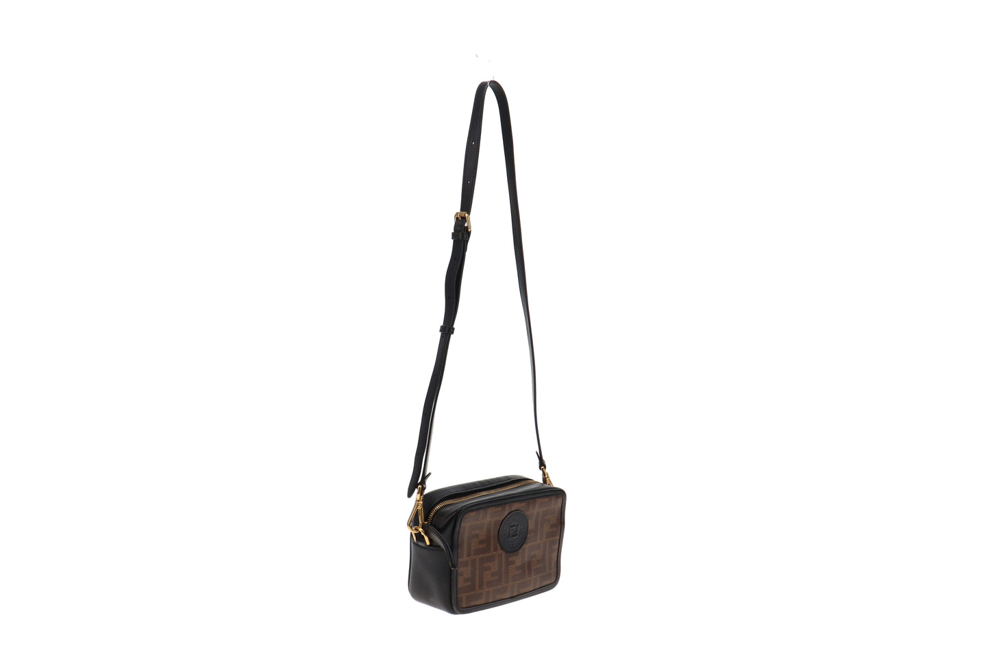 Fendi Black & Zucchino Camera Bag