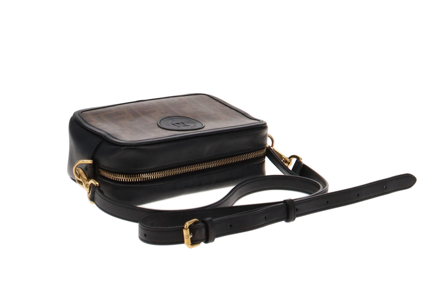 Fendi Black & Zucchino Camera Bag