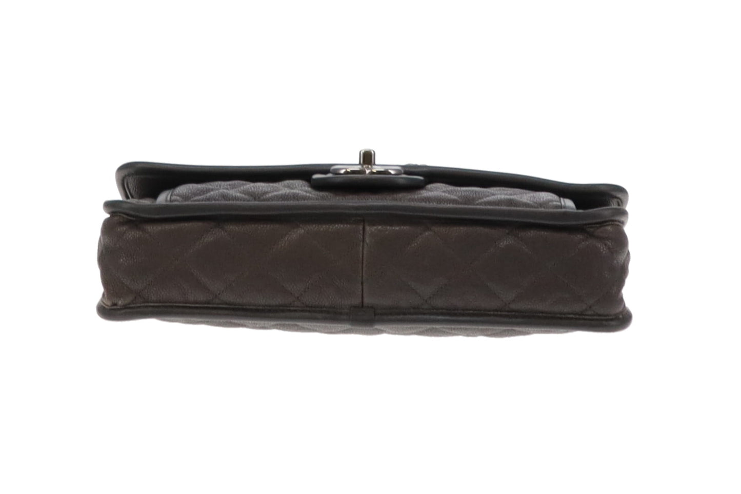 Chanel Grey Caviar French Riviera Medium Flap Bag 2014