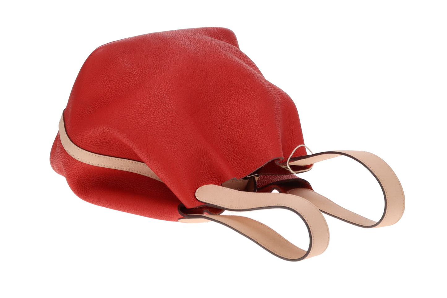 Hermes Picotin Lock 22 Taurillon Clemence & Swift Eclat MM Rouge Tomate & Rose Eglantine