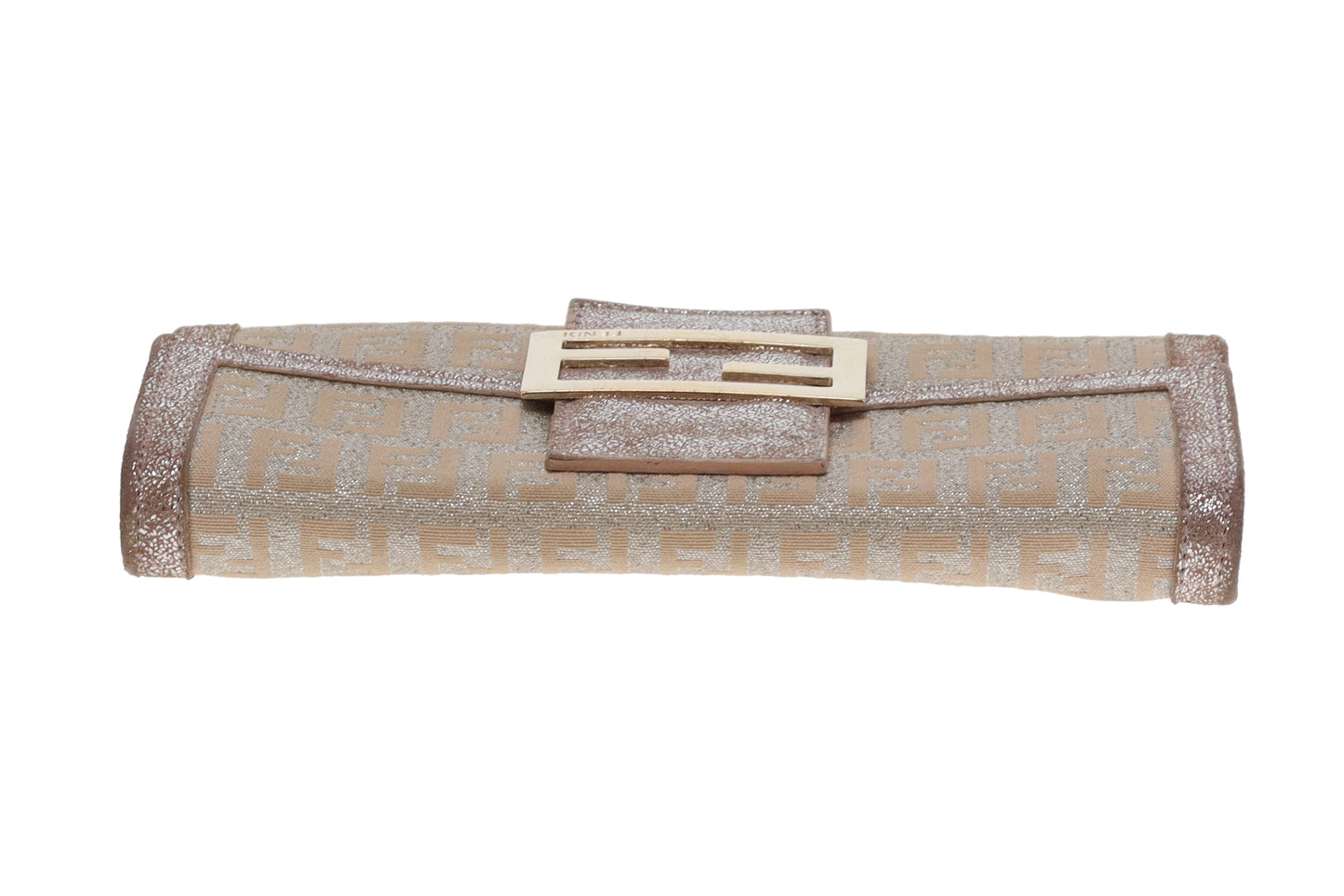 Fendi Sparkle Chef Wallet Rose Gold Long Vintage