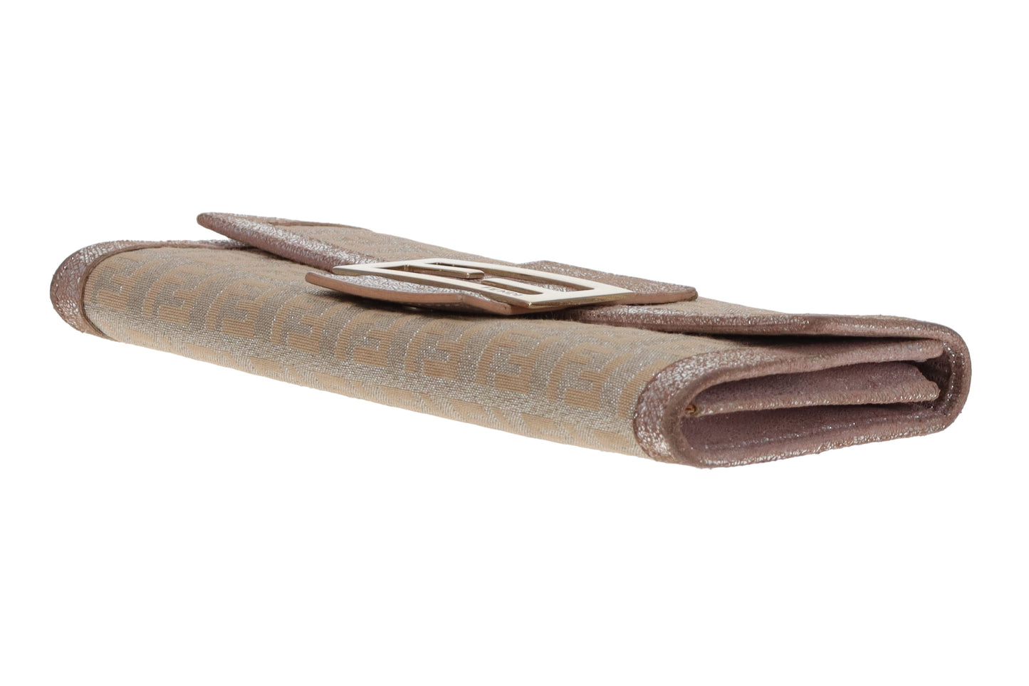 Fendi Sparkle Chef Wallet Rose Gold Long Vintage