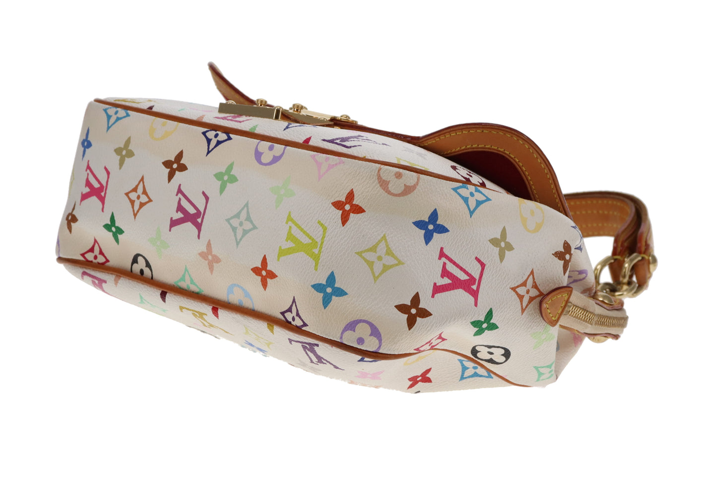 Louis Vuitton Gracie MM White Multicolour Vintage LM1014
