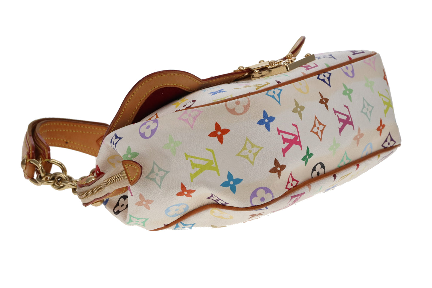 Louis Vuitton Gracie MM White Multicolour Vintage LM1014