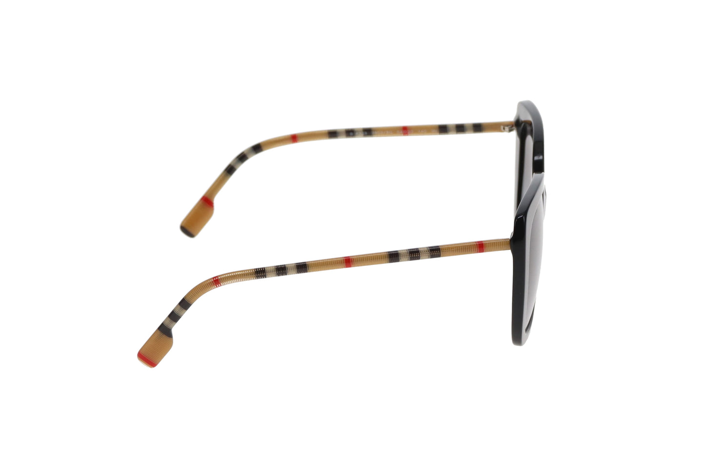 Burberry Square Lens Heritage Check Arm Sunglasses 3853/8G