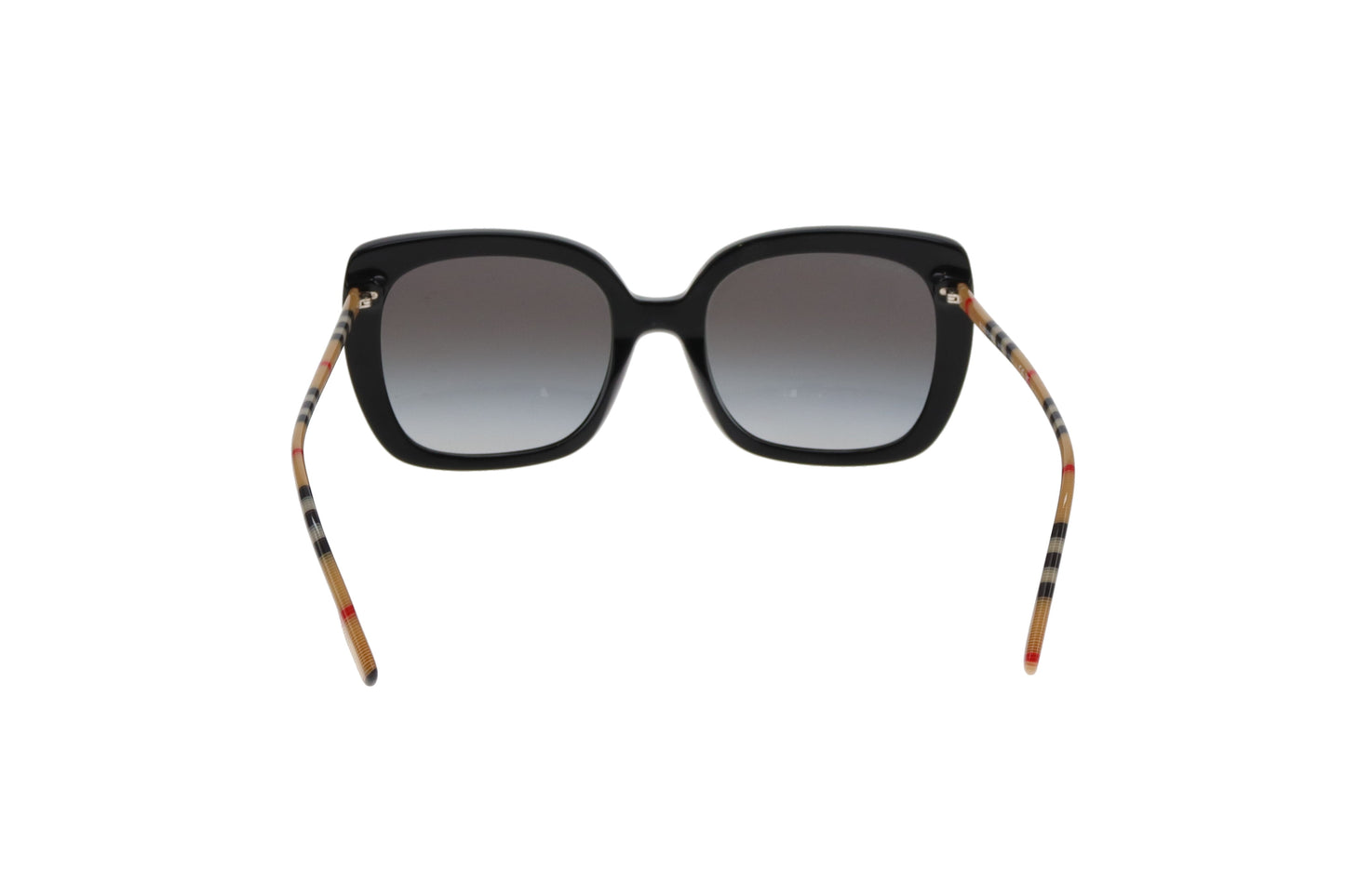 Burberry Square Lens Heritage Check Arm Sunglasses 3853/8G