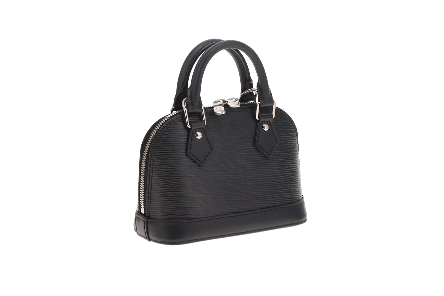 Louis Vuitton Noir Epi Leather Nano Alma with Strap
