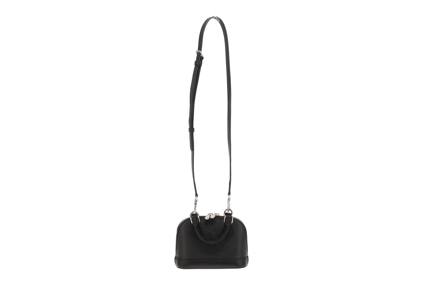 Louis Vuitton Noir Epi Leather Nano Alma with Strap