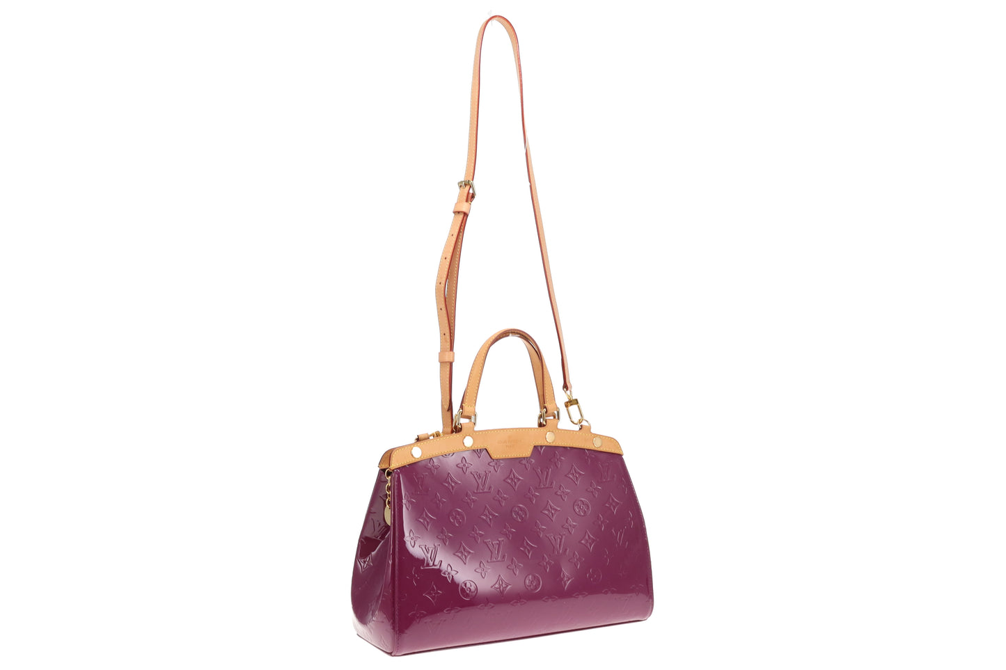 Louis Vuitton MM Brea Vernis Amethyst