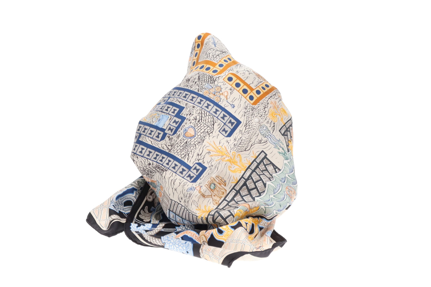 Hermes Scarf 90cm Super Silk Quest