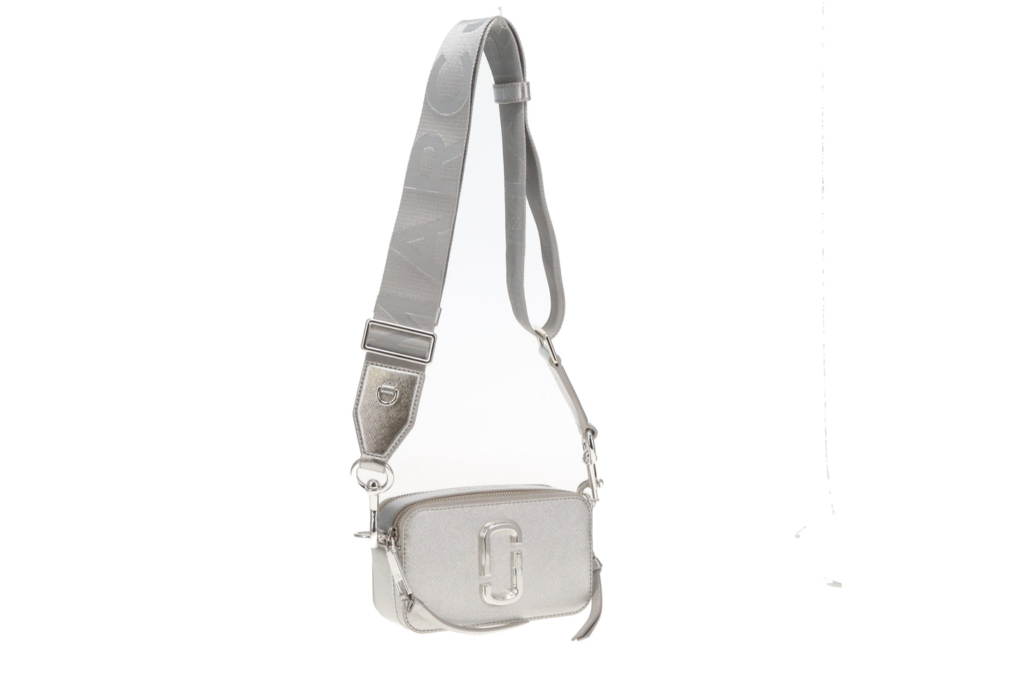 Marc Jacobs The Snapshot Metallic Silver Crossbody SH