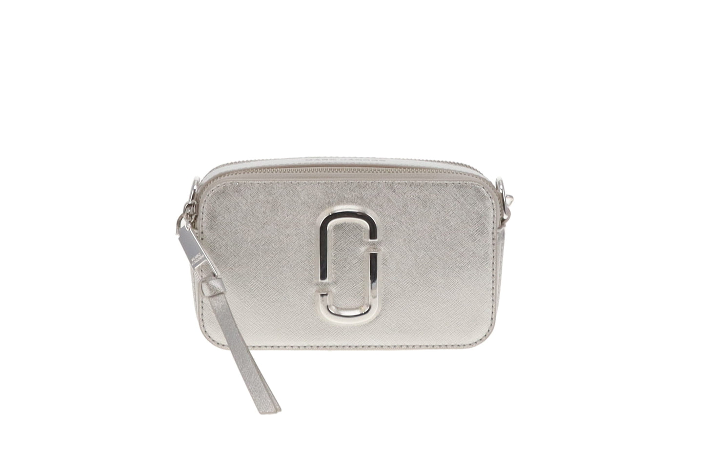Marc Jacobs The Snapshot Metallic Silver Crossbody SH