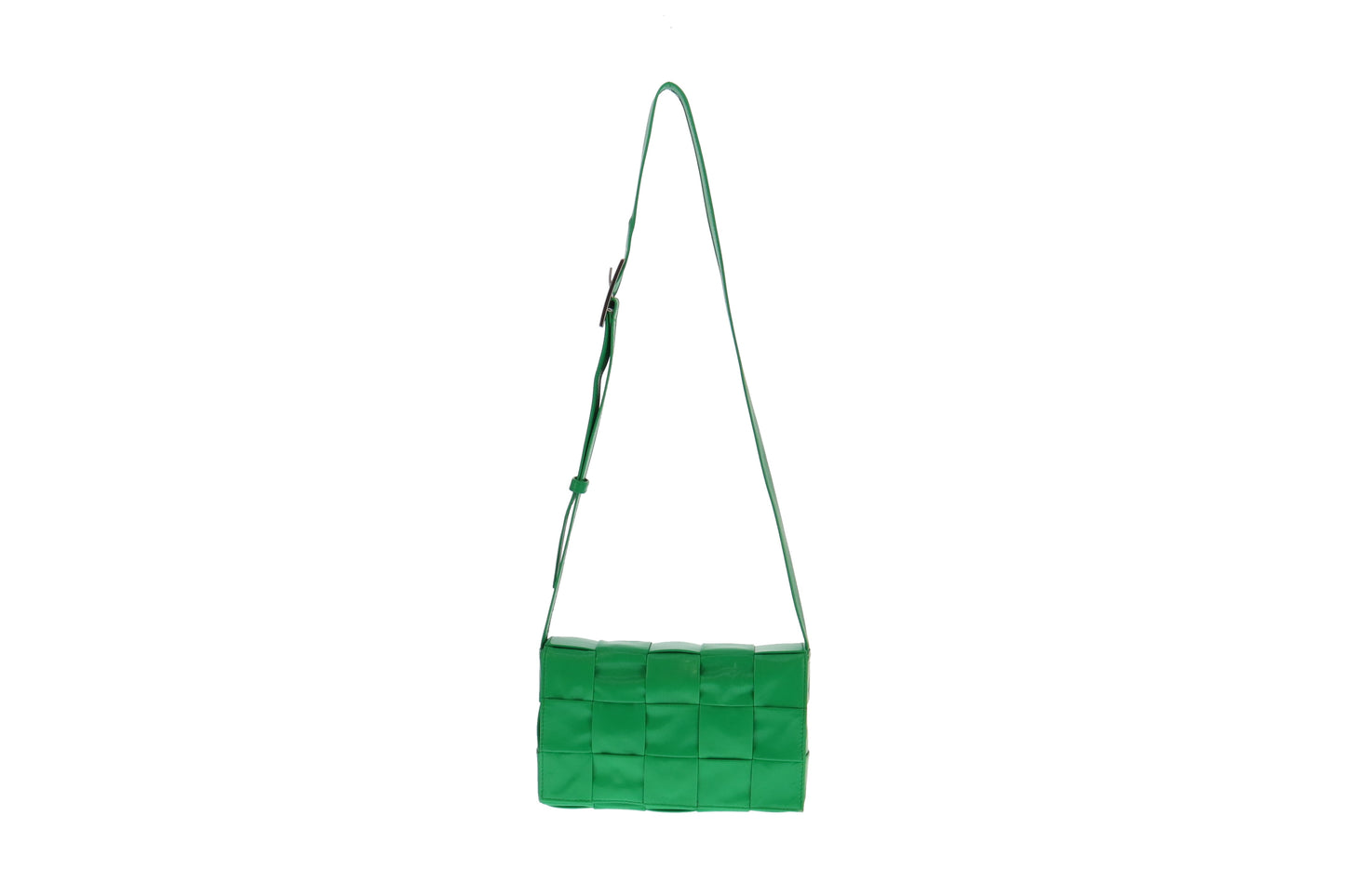 Bottega Veneta Parakeet Intreccio Small Cassette Crossbody