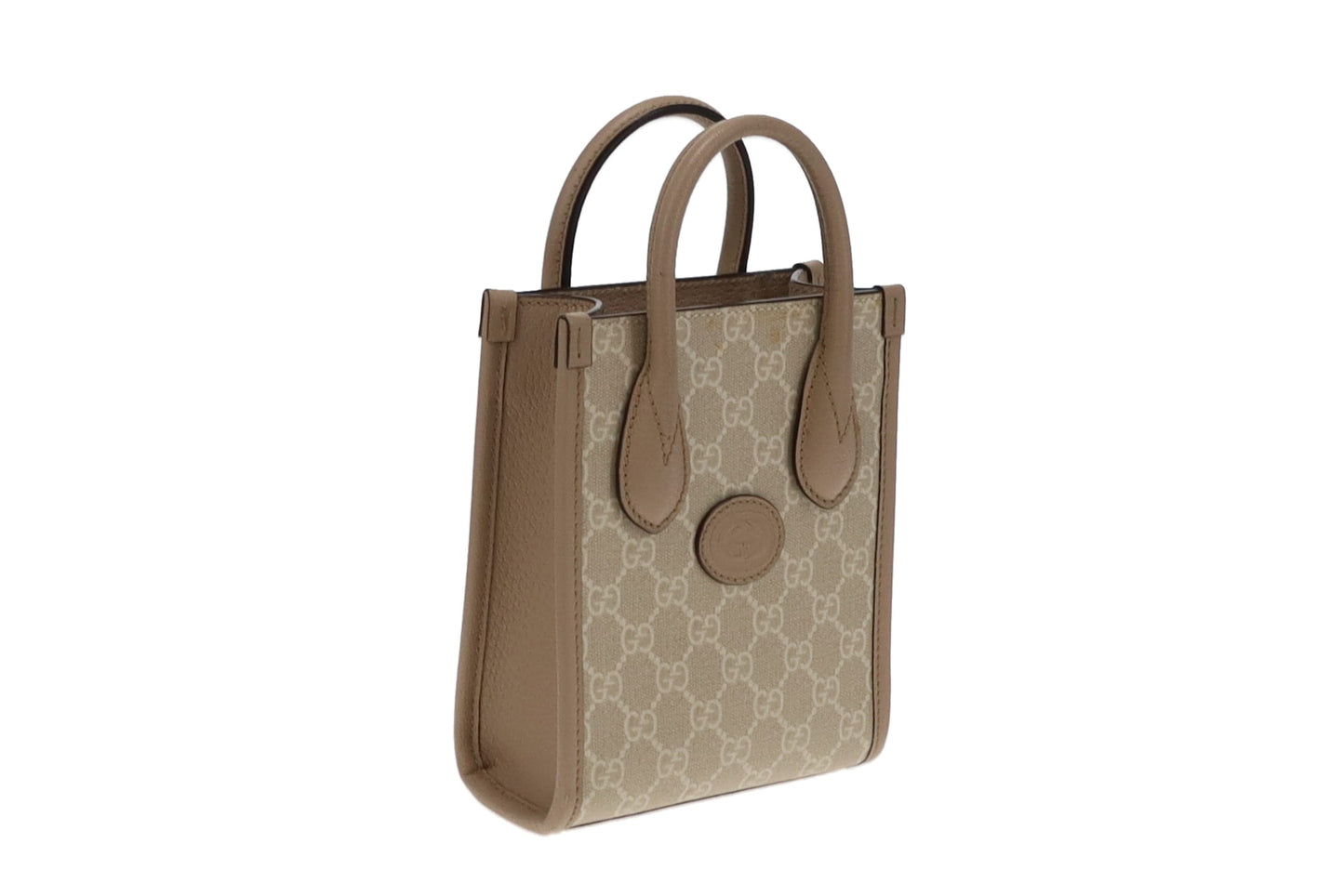 Gucci GG Supreme with Interlocking G Mini Tote Bag